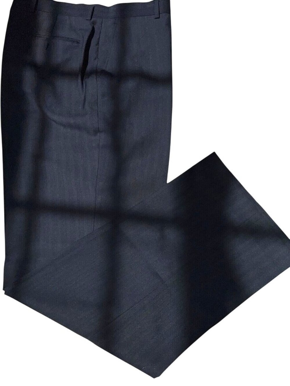 Bertucci Mens Blue Dress Pants Pleated Front W/ Button & Zipper Closure Size 34